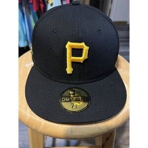 New Era Pittsburgh Pirates Snapback Hat - Black